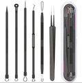 6pcs/Set Acne Removal Needle and Clip Stainless Steel Tool Blackhead Removal
