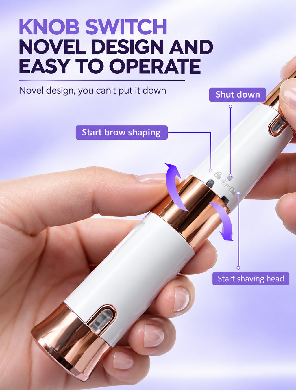 2-in-1 Eyebrow Trimmer
