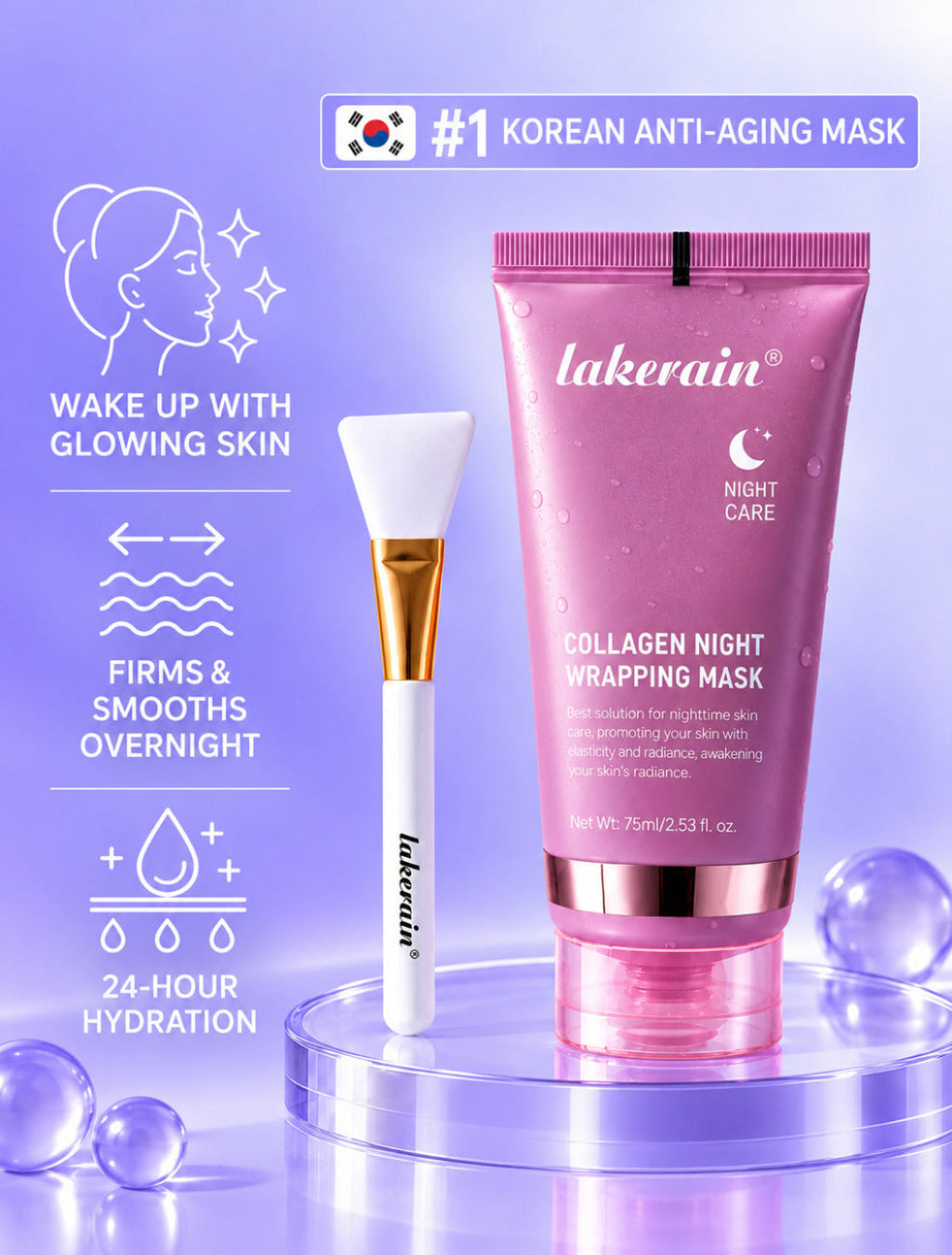 2 in 1 Collagen Night Wrapping Mask