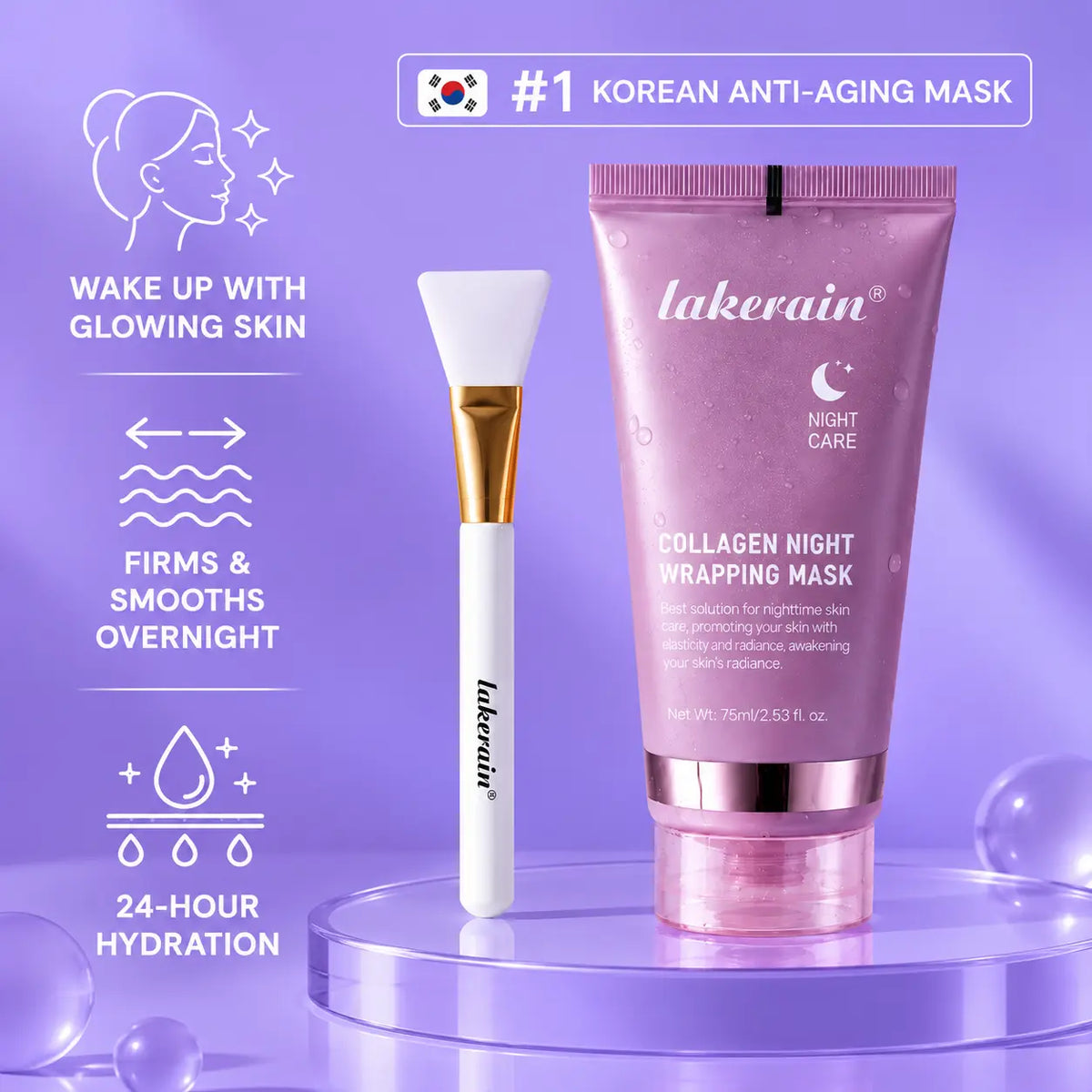 2 in 1 Collagen Night Wrapping Mask