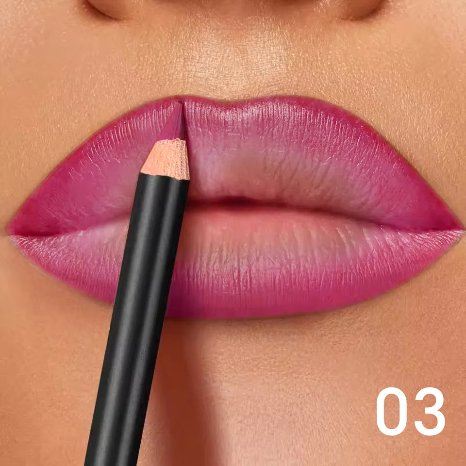 6-Color Waterproof Matte Lip Liner
