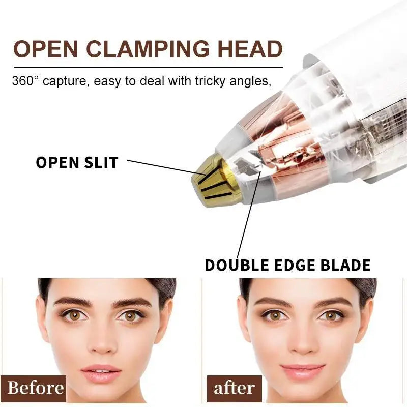2-in-1 Double Head Eyebrow Shaving Machine