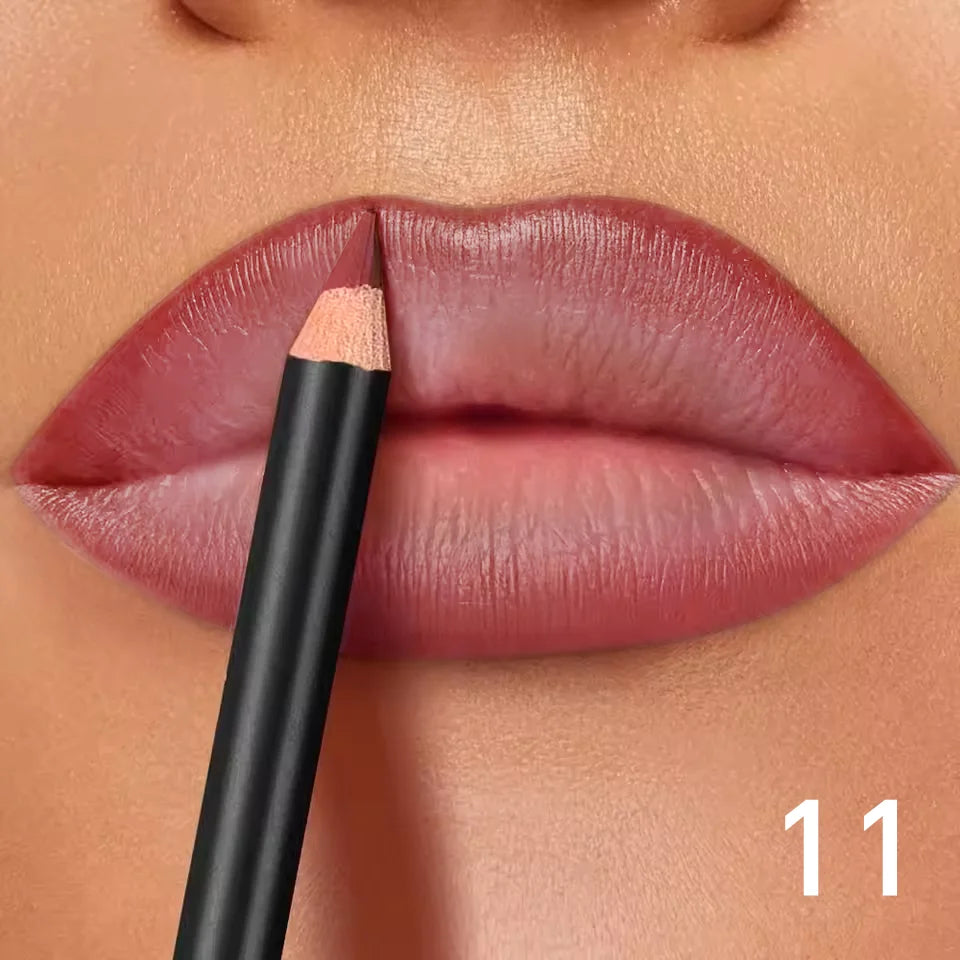 6-Color Waterproof Matte Lip Liner