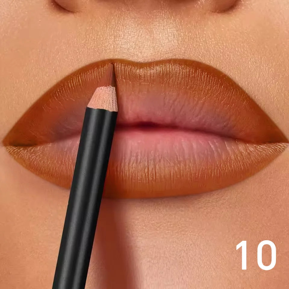 6-Color Waterproof Matte Lip Liner
