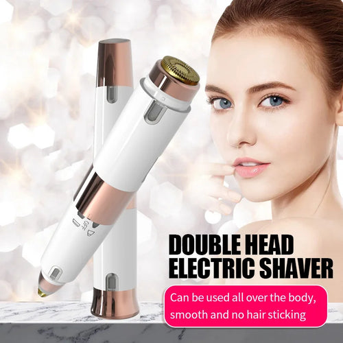 2-in-1 Double Head Eyebrow Shaving Machine