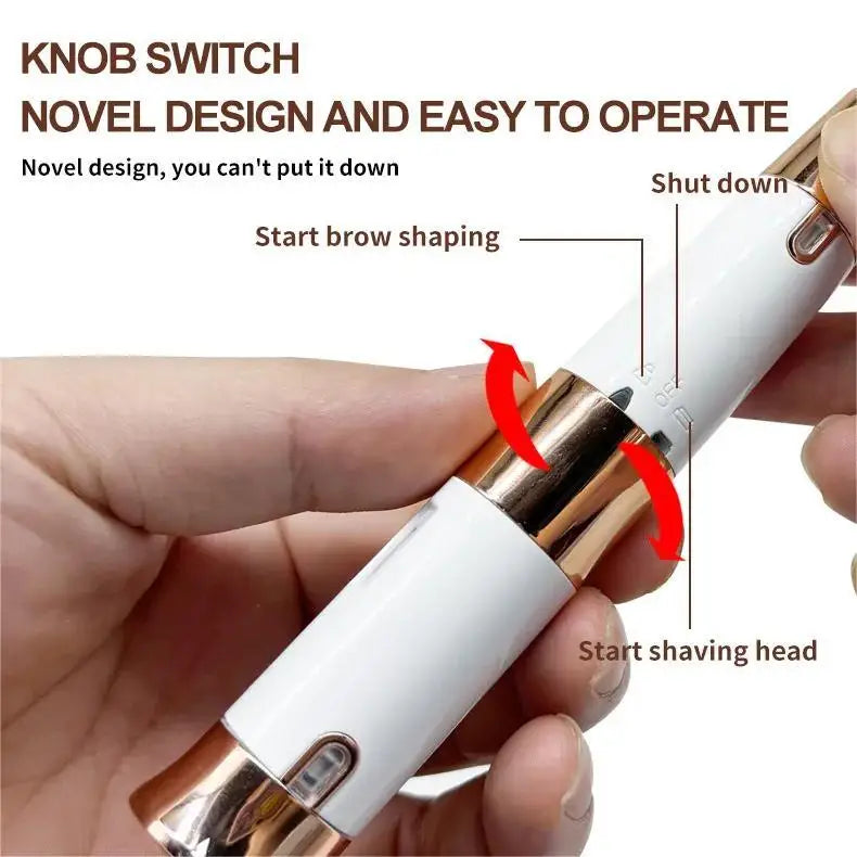 2-in-1 Double Head Eyebrow Shaving Machine