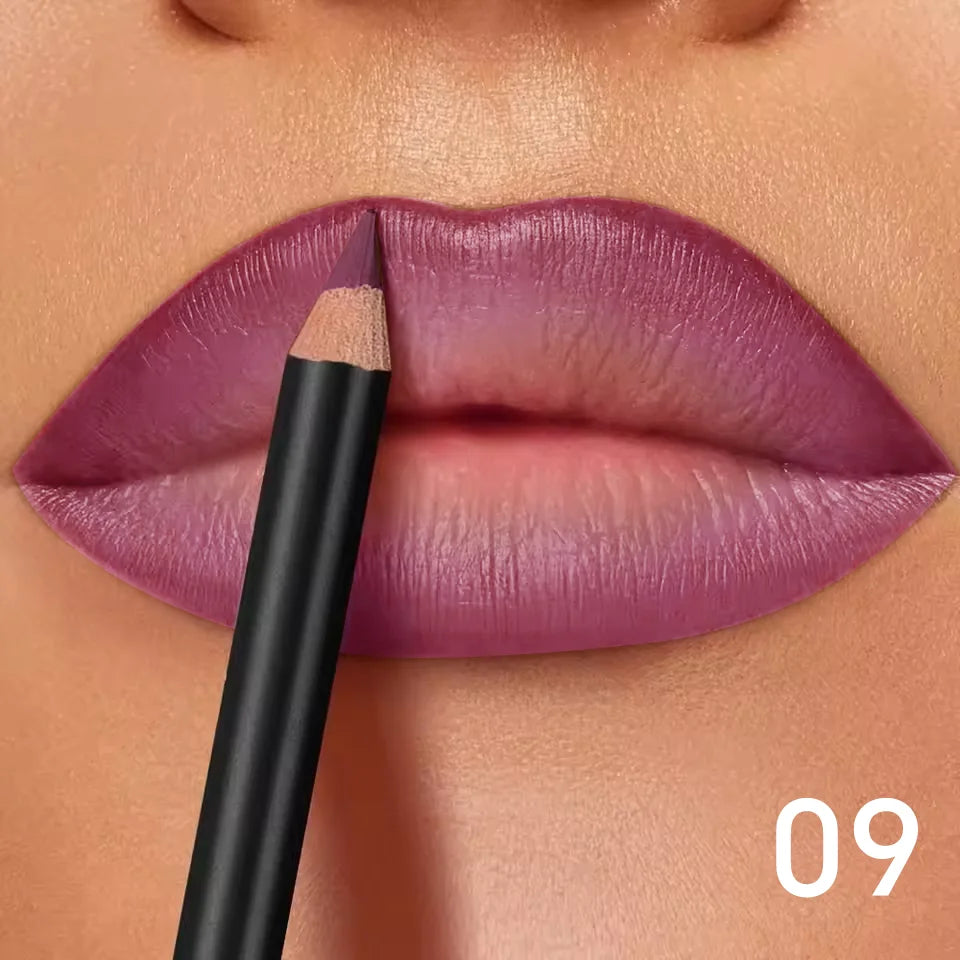 6-Color Waterproof Matte Lip Liner